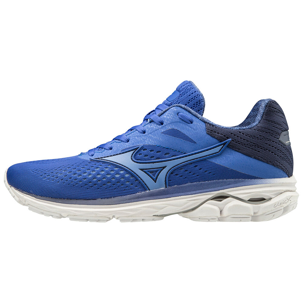 Mizuno WAVE RIDER 23 - Bayan Koşu Ayakkabısı - Mavi Türkiye (DJZNSV-460)